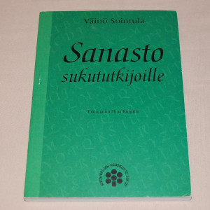 Väinö Sointula Sanasto sukututkijoille